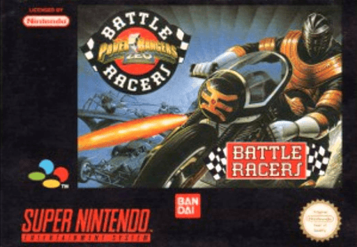Power Rangers Zeo: Battle Racers box art for Super Nintendo